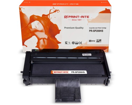 Картридж лазерный Print-Rite TFR450BPU1J1 PR-SP200HS SP200HS черный (2600стр.) для Ricoh SP 202SN/200N/203SFN Картридж лазерный Print-Rite TFR450BPU1J1 PR-SP200HS SP200HS черный (2600стр.) для Ricoh SP 202SN/200N/203SFN