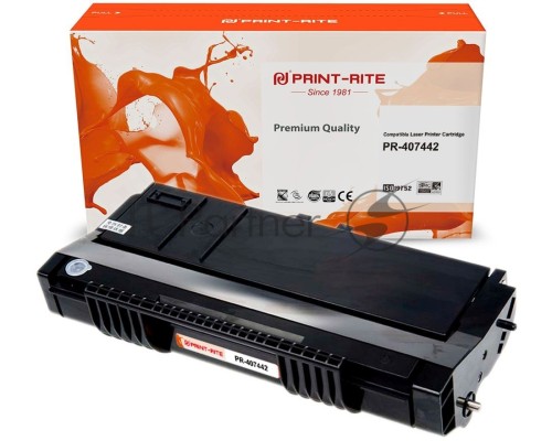Картридж лазерный Print-Rite TFR802BPU1J PR-407442 407442 черный (2000стр.) для Ricoh Aficio SP 111/SP 111SF