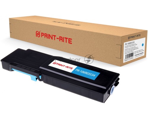Картридж лазерный Print-Rite TFX973CPRJ PR-106R03534 106R03534 голубой (8000стр.) для Xerox VersaLink C400DN/C405DN/C400/405/C400N/C405N