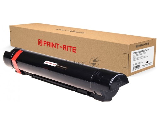 Картридж лазерный Print-Rite TFXAINBPRJ PR-106R03745 106R03745 черный (23600стр.) для Xerox VersaLink C7020/C7025/C7030