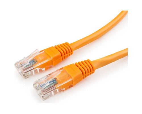 [Коммутационный шнур] Патч-корд UTP Cablexpert PP12-1.1.5M/O кат.5e, 1.5 м, литой, многожильный (оранжевый)