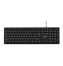 CBR KB 111 Carbon USB, Клавиатура 104 кл., офисн., 1,5 м, поверхность под карбон