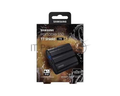 Твердотельный диск 1TB Samsung T7 Shield MU-PE1T0S/WW, V-NAND, USB 3.2 Gen 2 Type-C  [R/W - 1000/1050 MB/s]/EU