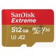 Флеш карта microSD 512GB SanDisk microSDXC Class 10 UHS-I A2 C10 V30 U3 Extreme 190MB/s