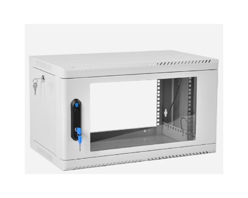 [Монтажное оборудование] ЦМО Шкаф телекоммуникационный настенный сварной 6U (600 x 350) съёмные стенки, дверь стекло, ШРН-6.350