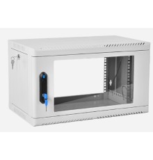 ЦМО Шкаф телекоммуникационный настенный сварной 6U (600 x 500) съёмные стенки, дверь стекло, ШРН-6.500