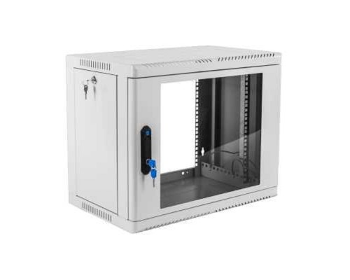 [Монтажное оборудование] ЦМО Шкаф телекоммуникационный настенный сварной 9U (600 x 350) съёмные стенки, дверь стекло, ШРН-9.350