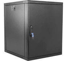 ЦМО Шкаф телекоммуникационный настенный сварной 9U (600 x 500) съёмные стенки, дверь металл, чёрный, ШРН-9.500.1-9005