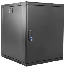 ЦМО Шкаф телекоммуникационный настенный сварной 9U (600 x 500) съёмные стенки, дверь металл, чёрный, ШРН-9.500.1-9005