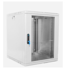 ЦМО Шкаф телекоммуникационный настенный сварной 12U (600 x 350) съёмные стенки, дверь стекло, ШРН-12.350