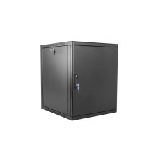 ЦМО Шкаф телекоммуникационный настенный сварной 12U (600 x 500) съёмные стенки, дверь металл, чёрный, ШРН-12.500.1-9005