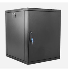 ЦМО Шкаф телекоммуникационный настенный сварной 15U (600 x 500) съёмные стенки, дверь металл, чёрный, ШРН-15.500.1-9005