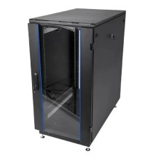 ЦМО Шкаф телекоммуникационный напольный 30U (600 x 800) дверь стекло, чёрный, ШТК-М-30.6.8-1ААА-9005