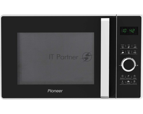 Микроволновая печь Pioneer MW356S белый, 23 л, 800 Вт, переключатели - сенсор/поворотный механизм
