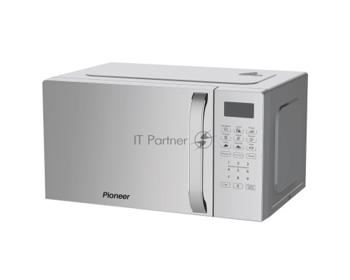 Микроволновая печь Pioneer MW255S серебристый, 20 л, 700 Вт, переключатели - сенсор