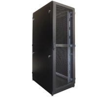 ЦМО Шкаф серверный напольный 36U (600 x 1000) дверь перфорированная 2 шт., чёрный, ШТК-М-36.6.10-44АА-9005