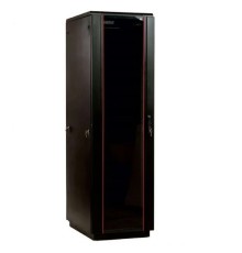 ЦМО Шкаф телекоммуникационный напольный 48U (600 x 800) дверь стекло, чёрный, ШТК-М-48.6.8-1ААА-9005