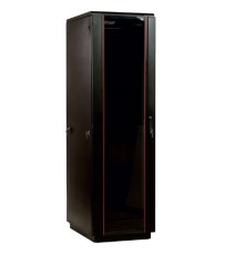 ЦМО Шкаф телекоммуникационный напольный 48U (800 x 800) дверь стекло, чёрный, ШТК-М-48.8.8-1ААА-9005