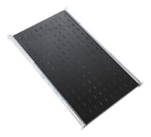 ЦМО Полка усиленная с телескопическими направляющими грузоподъёмностью 150 кг глубина 620 мм, черный, ТСВ-62У-9005