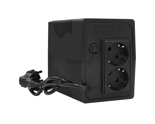 ИБП ExeGate Power Smart ULB-1000.LCD.AVR.2SH <1000VA/550W, LCD, AVR, 2*Schuko, Black>