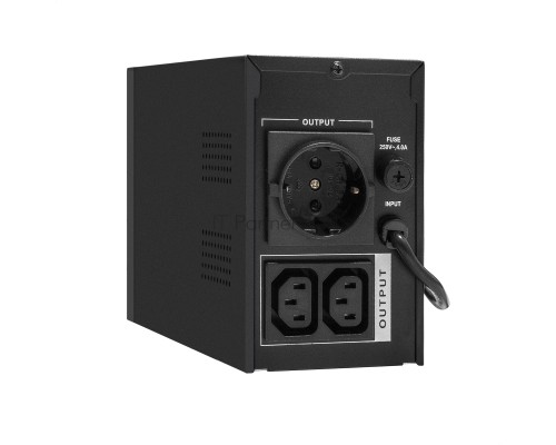 ИБП ExeGate SpecialPro UNB-900.LED.AVR.1SH.2C13 <900VA/500W, LED, AVR,1*Schuko+2*C13, металлический корпус, Black>