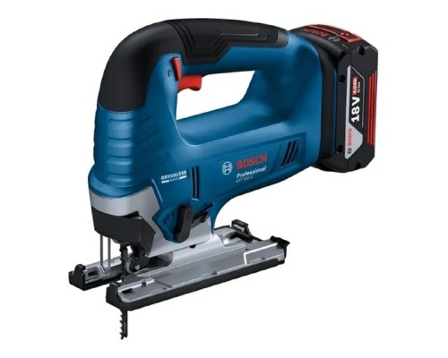 [Лазерные дальномеры, уровни, детекторы] Лобзик электрический Bosch Лобзик аккумуляторный Bosch GST 185-LI, (1АКБ + ЗУ), 18В, 4А*ч, кейс (06015B3023)