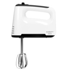 Миксер ручной Scarlett SC-HM40S22 550Вт белый/черный