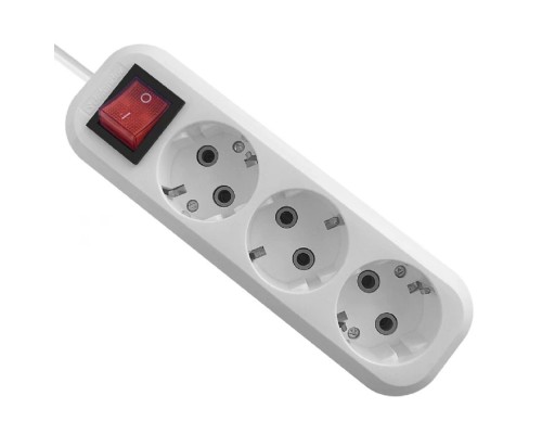 [Сетевые фильтры] Defender Удлинитель L330 16 А, 15 м  [99358] выключатель, с заземлением