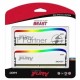 Оперативная память DDR 4 DIMM 32Gb PC28800, 3600Mhz, Kingston FURY Beast White RGB SE (Kit of 2), CL16 (KF436C18BWAK2/32) (retail)