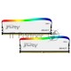 Оперативная память DDR 4 DIMM 32Gb PC28800, 3600Mhz, Kingston FURY Beast White RGB SE (Kit of 2), CL16 (KF436C18BWAK2/32) (retail)