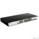 Управляемый коммутатор D-Link DGS-1210-28P/ME/B2A 2 уровня с 24 портами 10/100/1000Base-T и 4 портами 1000Base-X SFP (24 порта с поддержкой PoE 802.3af/802.3at (30 Вт), PoE-бюджет 193 Вт)
