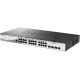 Управляемый коммутатор D-Link DGS-1210-28P/ME/B2A 2 уровня с 24 портами 10/100/1000Base-T и 4 портами 1000Base-X SFP (24 порта с поддержкой PoE 802.3af/802.3at (30 Вт), PoE-бюджет 193 Вт)