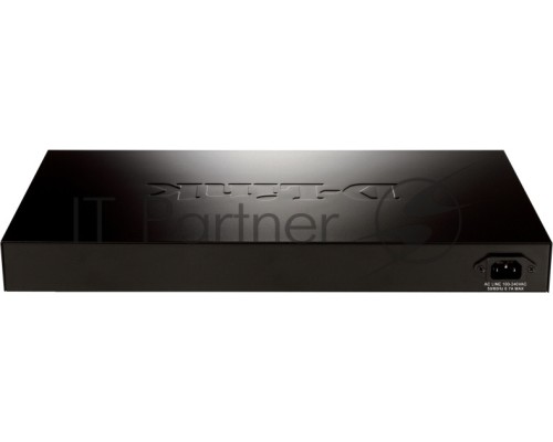 Управляемый коммутатор D-Link DGS-1210-28P/ME/B2A 2 уровня с 24 портами 10/100/1000Base-T и 4 портами 1000Base-X SFP (24 порта с поддержкой PoE 802.3af/802.3at (30 Вт), PoE-бюджет 193 Вт)