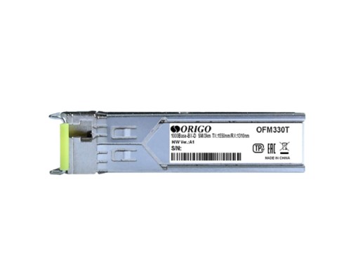 [Сетевое оборудование] ORIGO OFM330T/10KM/A1A WDM SFP-трансивер, 1000Base-BX-D (Simplex LC), TX: 1550нм, RX: 1310нм, одномод, до 10км