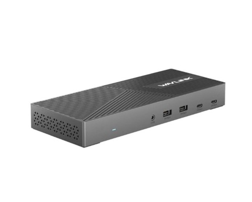 [Аксессуар к ноутбуку] Docking Station WAVLINK USB-C Triple Display 4K@60Hz Universal /100W PowerDelivery Include 20V/8A Power Adapter/ 4xUSB3.0/3xUSB C/2xDP 4K 60HZ/3xHDMI 4K 60HZ/1xGigabit LAN/1xAudio In/Out