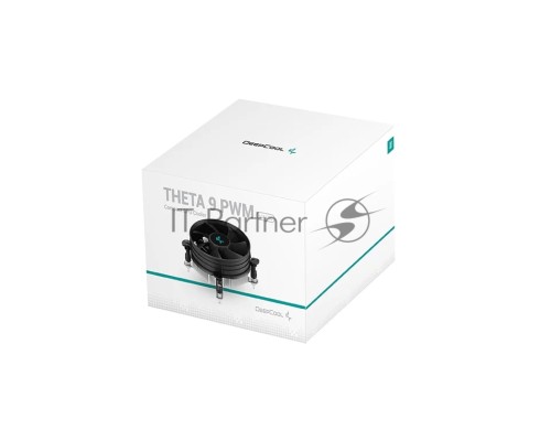 Кулер DEEPCOOL THETA 9 PWM 1700 LGA1700 низкопрофильный 58mm (45шт/кор, TDP 65W, PWM, Fan 92mm) Color BOX