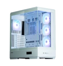 Корпус ZALMAN P50 DS WHITE, без БП, боковое окно (закаленное стекло), белый,  ATX