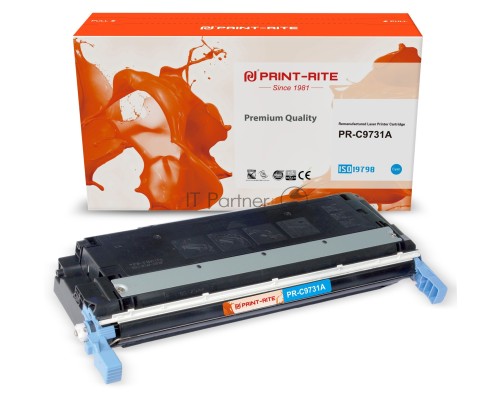 Картридж лазерный Print-Rite TRH215CPU1J PR-C9731A C9731A голубой (13000стр.) для HP CLJ 5500/5550 Картридж лазерный Print-Rite TRH215CPU1J PR-C9731A C9731A голубой (13000стр.) для HP CLJ 5500/5550