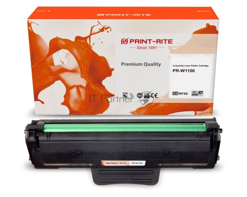 Картридж лазерный Print-Rite TFHB9GBPU1J PR-W1106 W1106A черный (1000стр.) для HP Laser 107a/107r/107w/135a MFP/135r MFP/135w MFP/137fnw MFP Картридж лазерный Print-Rite TFHB9GBPU1J PR-W1106 W1106A черный (1000стр.) для HP Laser 107a/107r/107w/135a MFP/135r MFP/135w MFP/137fnw MFP