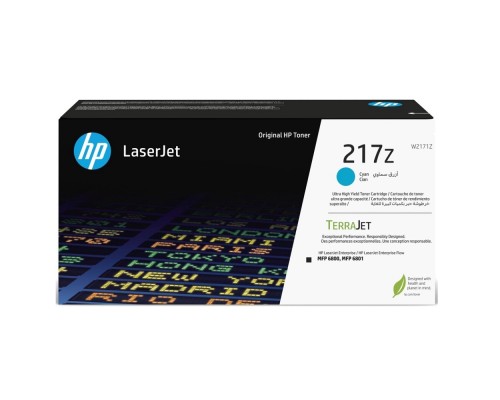 [Расходные материалы] Тонер-картридж/ HP 217Z Ultra High Yield Cyan Original LaserJet Toner Cartridge