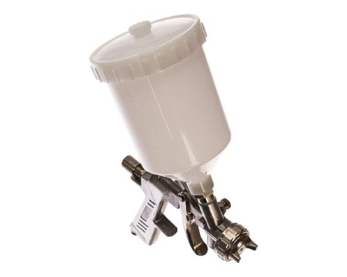 [Шпатели, мастерки, кельмы, терки, гладилки] Краскораспылитель Stayer Master 06471-1.5 225л/мин соп.:1.5мм бак:0.6л серебристый