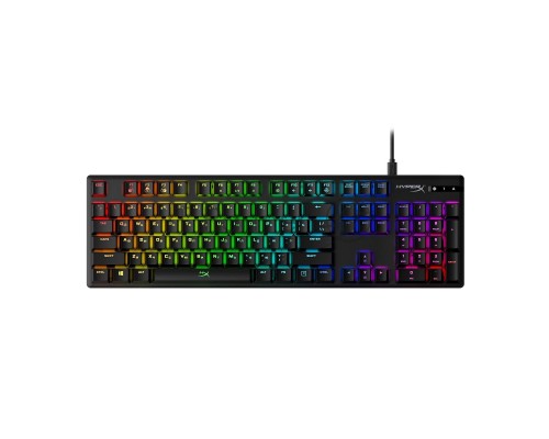 Клавиатура HyperX Alloy Origins RGB механическая черный USB for gamer LED 4P5N9AA