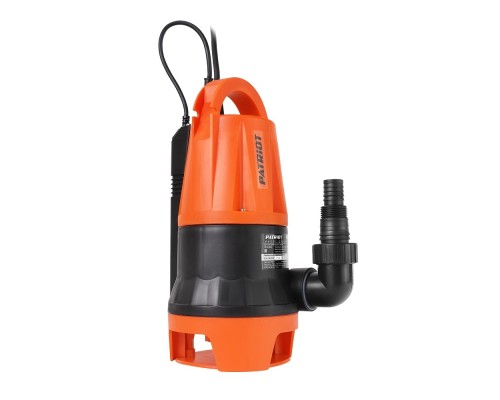 [Насосы бытовые] Насос дренажный PATRIOT  F 900i [315302468] { для грязной воды, втроенный поплавок, 920 вт, 14000 л/ч }