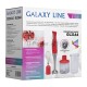 Блендер погружной Galaxy Line GL 2164, красный, 1200 Вт