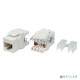 Вставка Keystone Jack RJ-45(8P8C) кат. 6 180град. KJ8-8P8C-C6-180-WH бел. Hyperline 426189