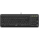 Клавиатура проводная мультимедийная Genius SlimStar Q200. 12 мультимидийных клавиш, тонкие клавиши, USB, поддержка приложения Genius Key support, кабель  1.5