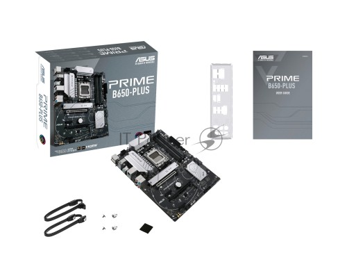 Материнская плата ASUS PRIME B650-PLUS, Socket AM5, AMD B650, 4xDDR5, 4xSATA, 2xM.2, 1xPCI-E 5.0 x4, 1xPCI-E 4.0 x16, 1xPCI-E 4.0 x4, 1xDisplayPort, 1xHDMI, 1x 2.5Gb LAN, 2xUSB-A 3.2 Gen 1, 3xUSB-A 3.2 Gen 2, 2xUSB-A 2.0, 1xUSB-C 3.2 Gen 2, 5x3.5 мм, 7.1