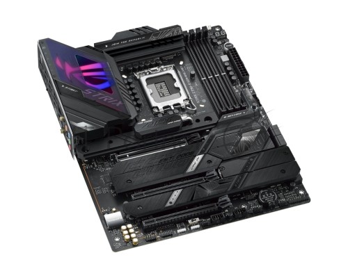 Материнская плата ASUS ROG STRIX Z790-E GAMING WIFI, LGA 1700, Intel Z790, 4xDDR5, 4xSATA, 5xM.2, 1xPCI-E 5.0 x16, 2xPCI-E 4.0 x4, 1xHDMI, 1xDisplayPort, 1x 2.5Gb LAN, 6xUSB-A 3.2 Gen 2, 4xUSB-A 3.2 Gen 1, 5x3.5 мм, 7.1, Standard-ATX