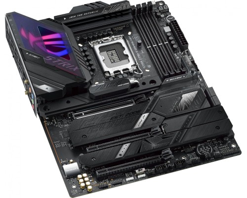 Материнская плата ASUS ROG STRIX Z790-E GAMING WIFI, LGA 1700, Intel Z790, 4xDDR5, 4xSATA, 5xM.2, 1xPCI-E 5.0 x16, 2xPCI-E 4.0 x4, 1xHDMI, 1xDisplayPort, 1x 2.5Gb LAN, 6xUSB-A 3.2 Gen 2, 4xUSB-A 3.2 Gen 1, 5x3.5 мм, 7.1, Standard-ATX