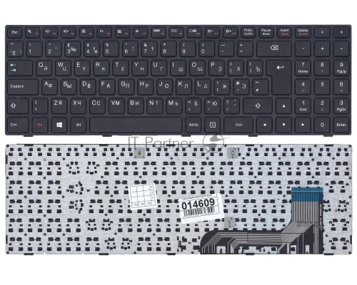 Клавиатура для ноутбука Lenovo IdeaPad 100-15IBY черная